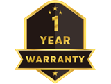 1-Year Warranty